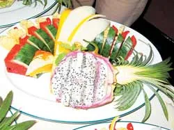 Ngon mắt dĩa trái cây tráng miệng ảnh 2