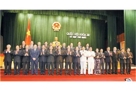 Ngày 2-8: Quốc hội bỏ phiếu phê chuẩn việc bổ nhiệm các thành viên Chính phủ