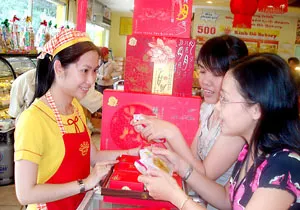 Xuất khẩu lô bánh trung thu đầu tiên đi Mỹ