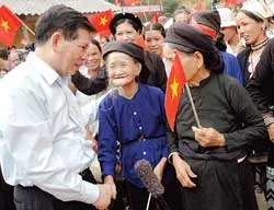 Chủ tịch nước Nguyễn Minh Triết thăm và làm việc tại Bắc Kạn
