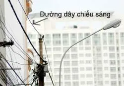 Hạn chế mất cắp dây điện chiếu sáng