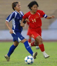 Nỗ lực của Kim Chi (14) cũng không thể giúp tuyển Việt Nam Q.Th