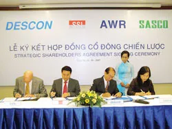 Descon ký kết hợp tác với cổ đông chiến lược