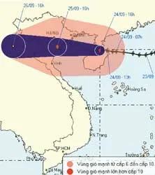 Chiều nay 25-9: Bão số 4 đổ bộ vào các tỉnh miền Bắc