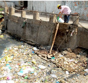 A section of Tan Hoa-Lo Gom canal (Photo: Sggp)