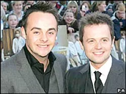 Giải truyền hình Anh: Ant McPartlin và Declan Donnelly thắng lớn