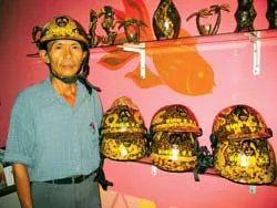 Mũ bảo hiểm vỏ dừa