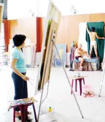 Nhọc nhằn người mẫu hội họa