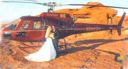 Cưới trên... trực thăng