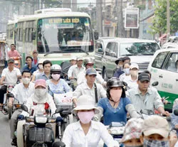 Bất ngờ… xe buýt