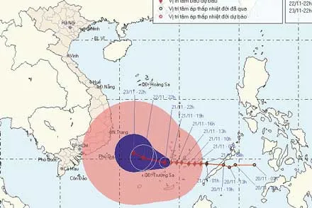 Khẩn cấp đối phó bão số 7