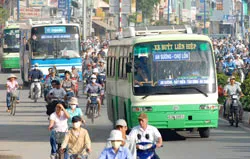 Mạng lưới xe buýt phụ thuộc hữu cơ vào mạng lưới đường