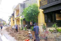 Đại công trình ở phố cổ Hội An