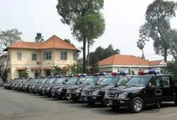 Bình Thạnh: Trang bị 15 xe chuyên dùng cho công an phường