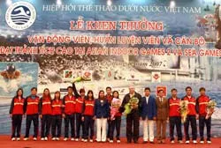 Khen thưởng SEA Games 24 và Indoor Games 2: Hiệp hội thể thao dưới nước trao thưởng 257 triệu đồng ảnh 1