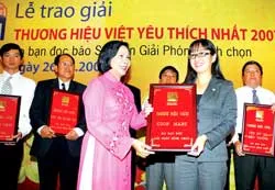Chương trình Thương hiệu Việt yêu thích 2007 : 50 doanh nghiệp đăng quang