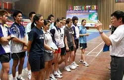 Giải cầu lông Robot Thomas & Uber Cup 2008 - Vòng loại khu vực châu Á: Không đặt nặng chỉ tiêu