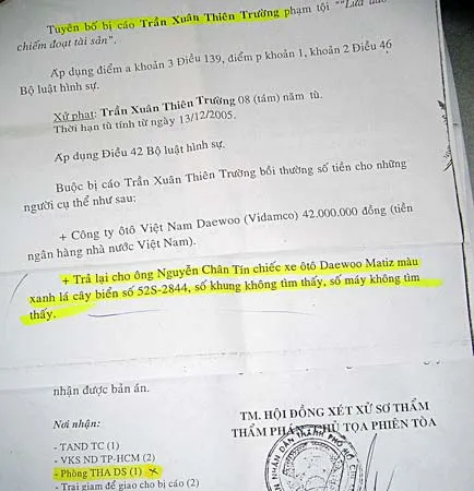 Thư gửi sau hai năm