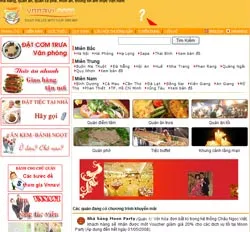 Website về nhà hàng, quán ăn, quán cà phê