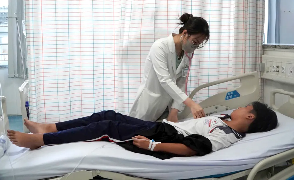 Bệnh nhân điều trị tại Bệnh viện Đa khoa Vũng Tàu.