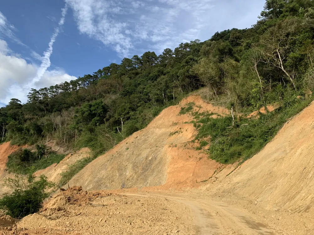 Phát hiện thêm nhiều diện tích rừng bị phá để làm đường Trường Sơn Đông  ảnh 5