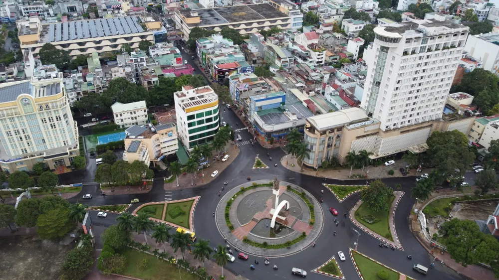 Trung tâm TP Buôn Ma Thuột nhìn từ trên cao