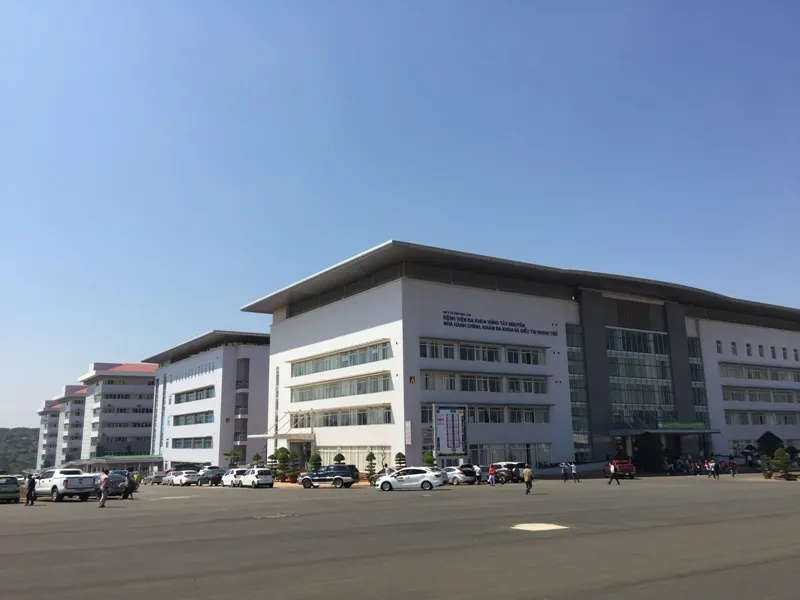 Bệnh viện Đa khoa vùng Tây Nguyên nơi các bệnh nhân đang được điều trị