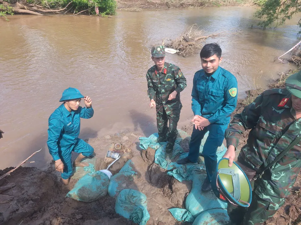 Đắk Lắk hủy nổ quả bom nặng 334kg còn sót lại sau chiến tranh