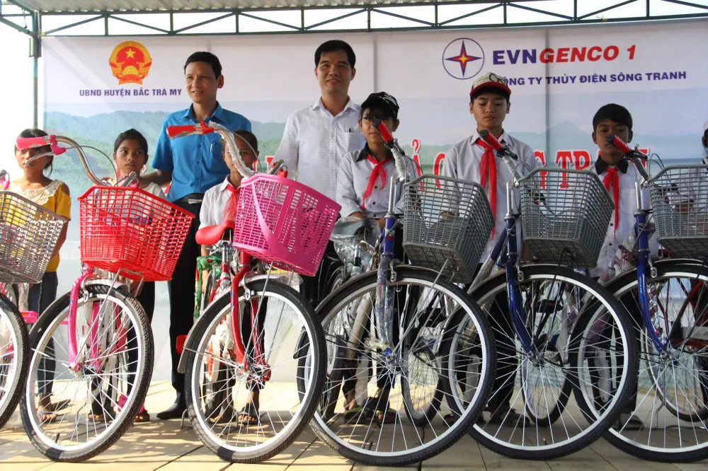 Thả 50.000 cá giống xuống lòng hồ thủy điện Sông Tranh 2 ảnh 1