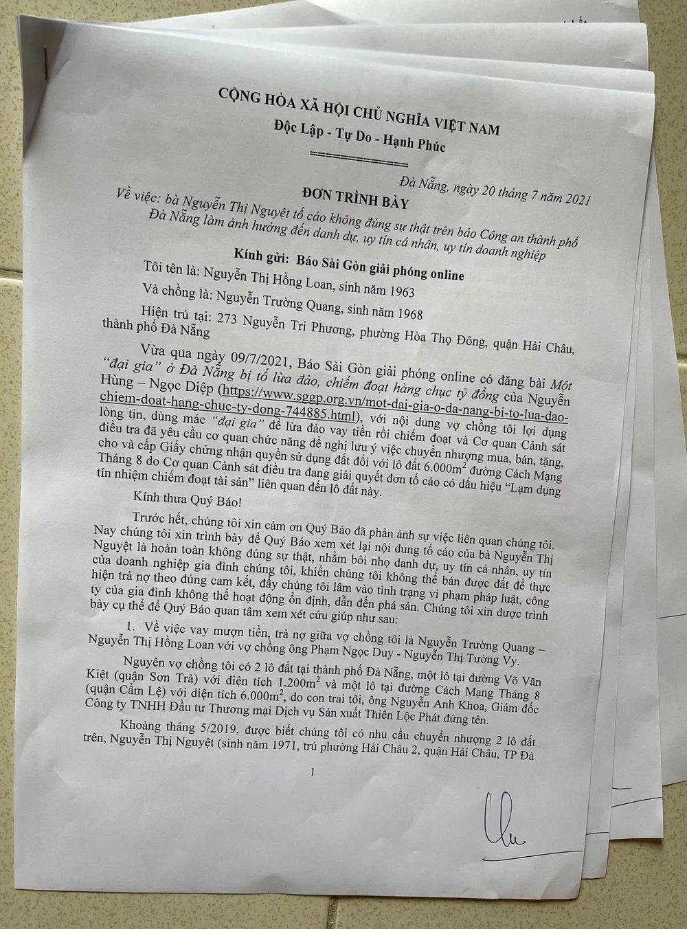 Vụ “đại gia” ở Đà Nẵng bị tố lừa đảo: Tìm cách chống chế để kéo dài việc trả nợ ảnh 1