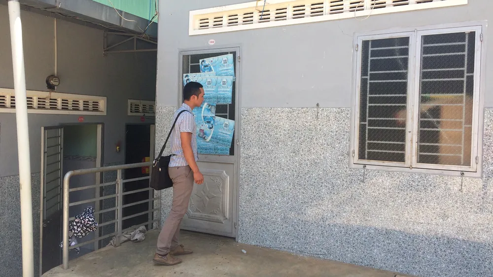 Khu trọ nơi xảy ra vụ việc