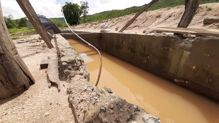 Kiểm tra thông tin công trình thủy lợi hơn trăm tỷ chưa nghiệm thu đã tan nát ảnh 2
