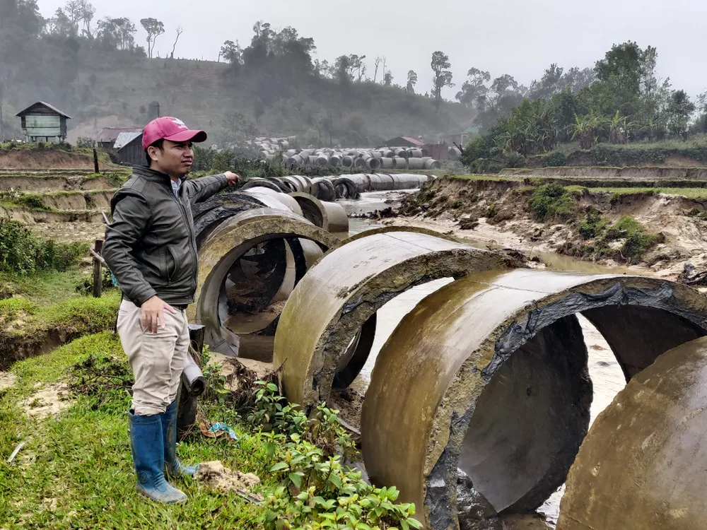 Sẽ thanh tra thủy điện thi công vùi lấp ruộng của dân ảnh 3