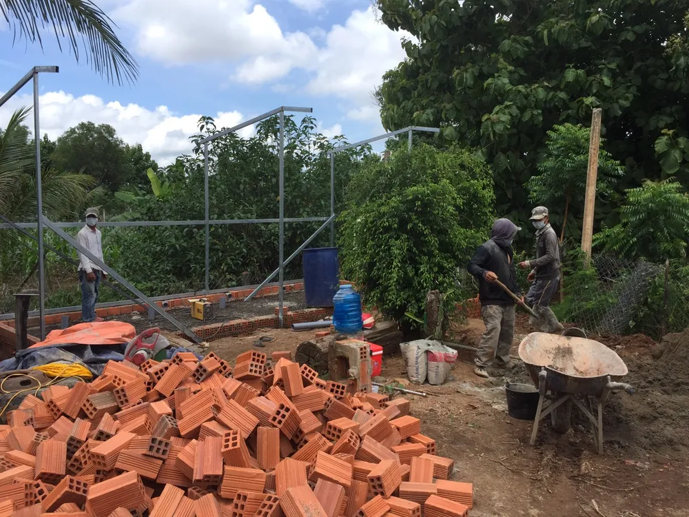 Gia Lai: Dựng lều cho người dân trú tạm trên đường về quê tránh dịch ảnh 2