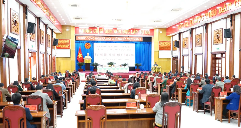 Quang cảnh kỳ họp. Ảnh: NGUYỄN GIÁC