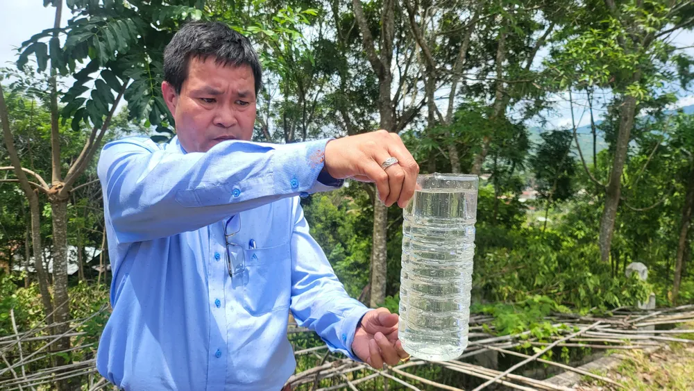 Nguồn nước sau xử lý tại hệ thống cấp nước đã trong hơn