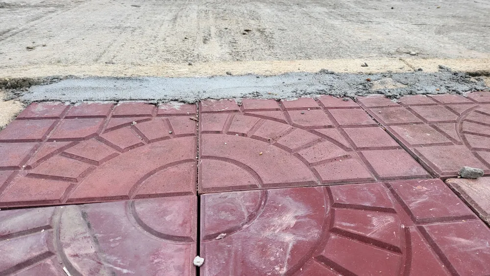 Cận cảnh vị trí được xử lý lún