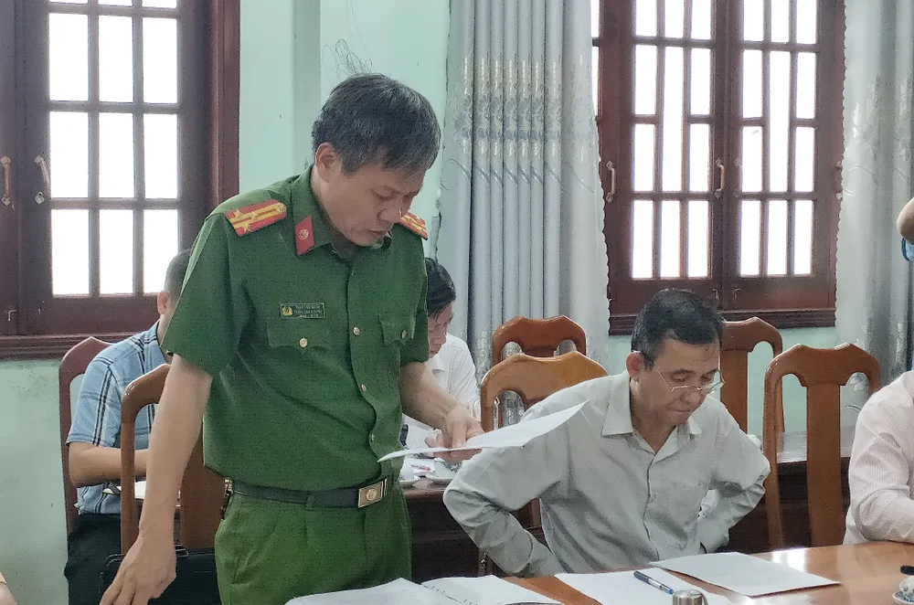 Công an báo cáo vụ tai nạn