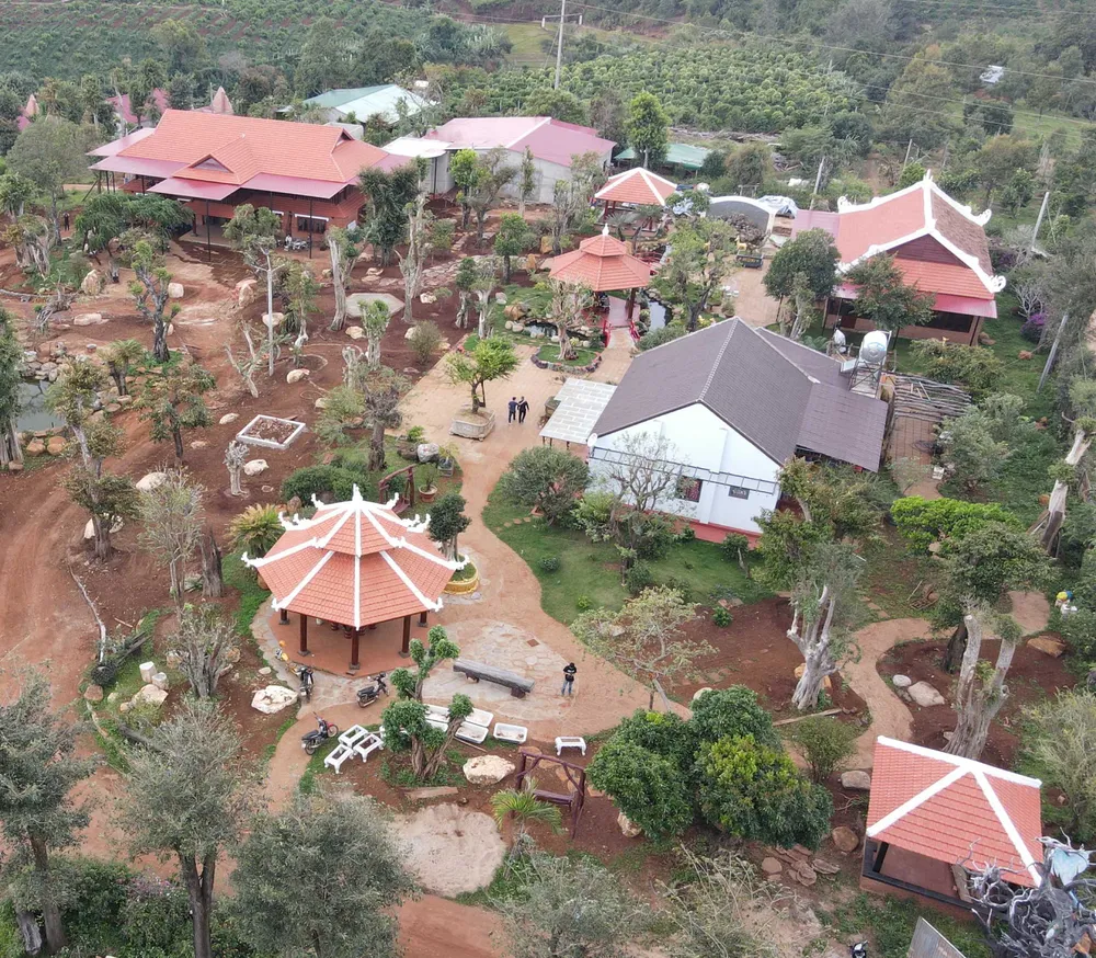 Một công trình xây dựng trái phép ở xã Gào. Ảnh: LA