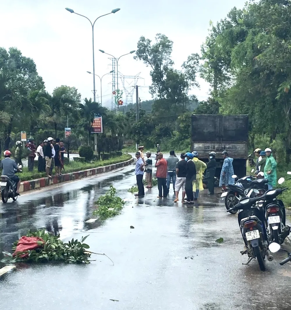 Hiện trường vụ việc. Ảnh: VP