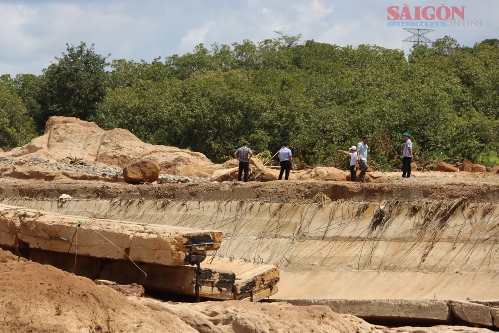 Kiểm tra hiện trường sự cố thủy điện