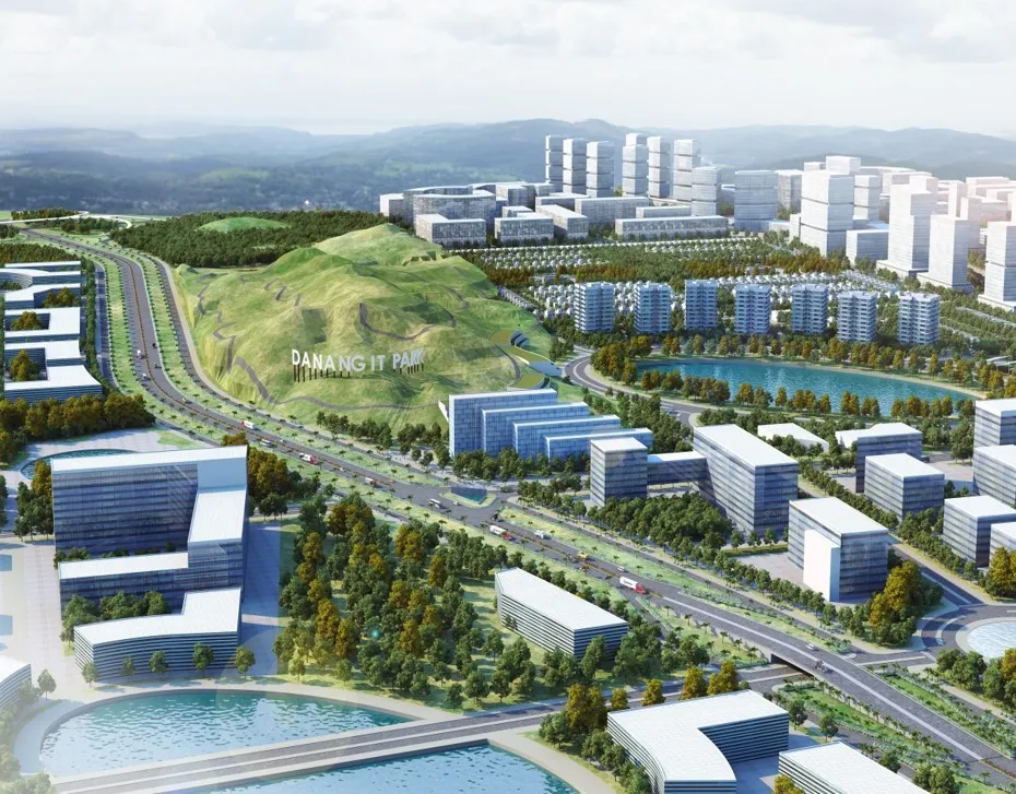 Khu CNTT tập trung Đà Nẵng- giai đoạn 1 có diện tích 131 ha, thuộc xã Hòa Liên, huyện Hòa Vang, thành phố Đà Nẵng