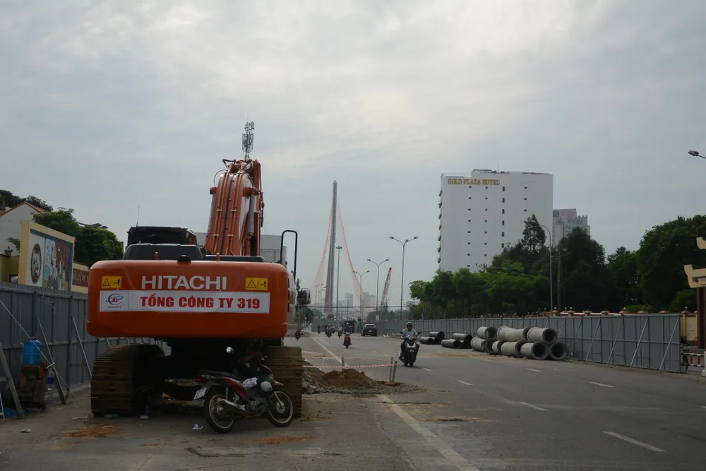 Thi công dự án Cải tạo cụm nút giao thông phía Tây cầu Trần Thị Lý