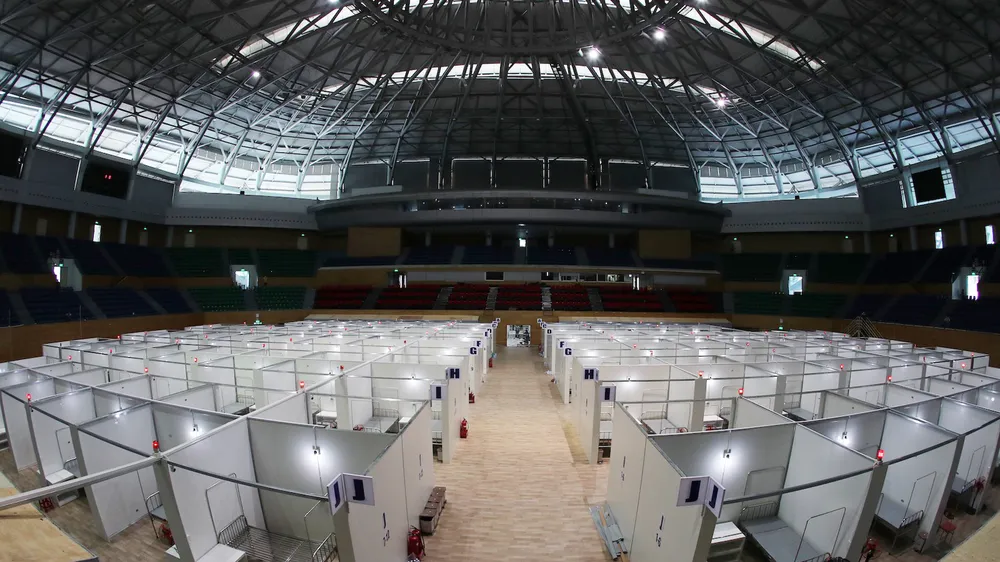 Bệnh viện dã chiến TP Đà Nẵng tại Cung thể thao Tiên Sơn