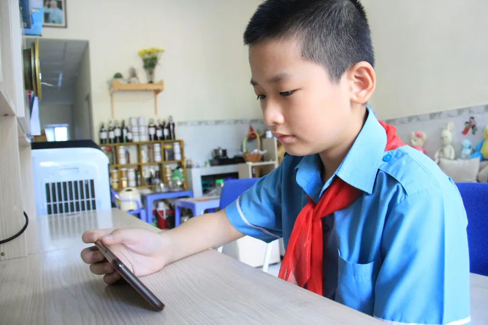 Khai giảng trực tuyến tại vùng tâm dịch ảnh 5