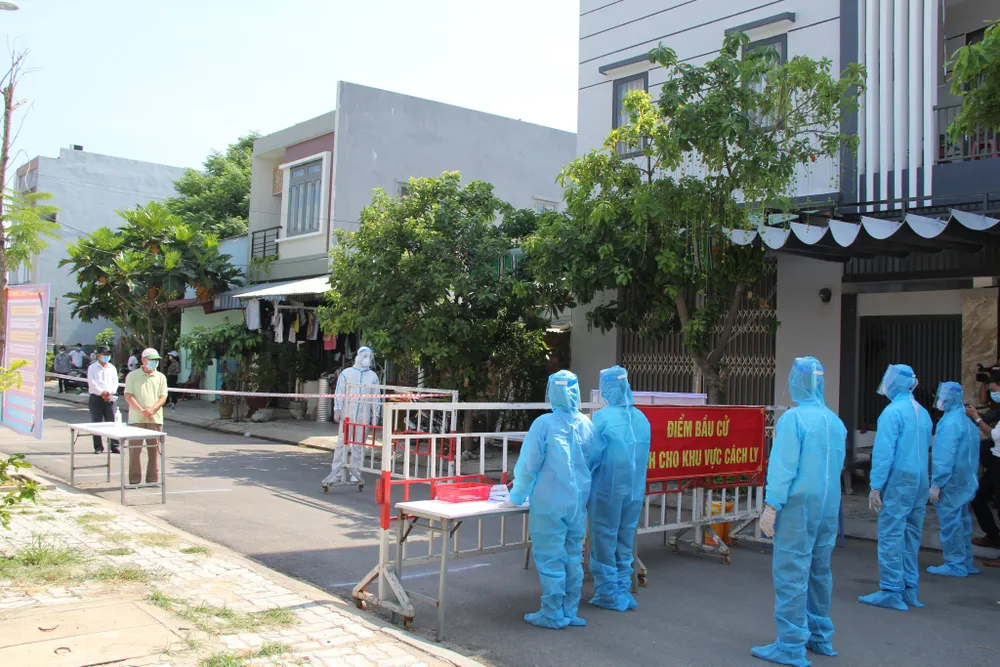 Đà Nẵng diễn tập 4 tình huống bầu cử khi dịch Covid-19 bùng phát ảnh 16