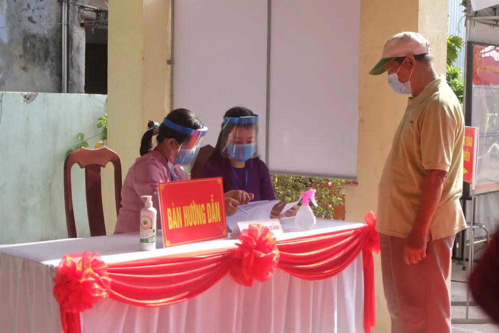 Đà Nẵng diễn tập 4 tình huống bầu cử khi dịch Covid-19 bùng phát ảnh 9