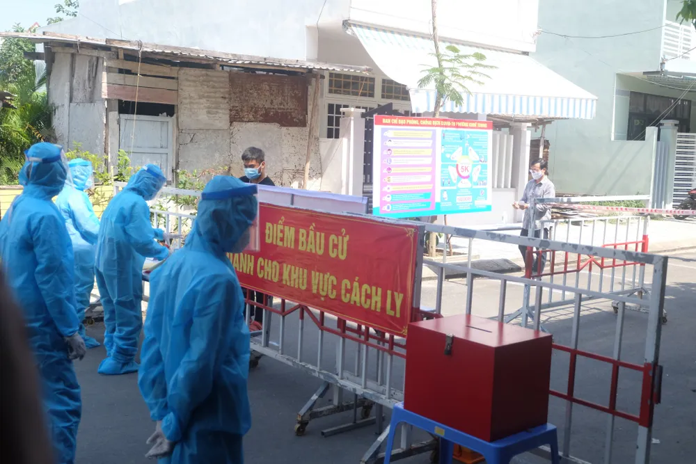 Đà Nẵng diễn tập 4 tình huống bầu cử khi dịch Covid-19 bùng phát ảnh 18
