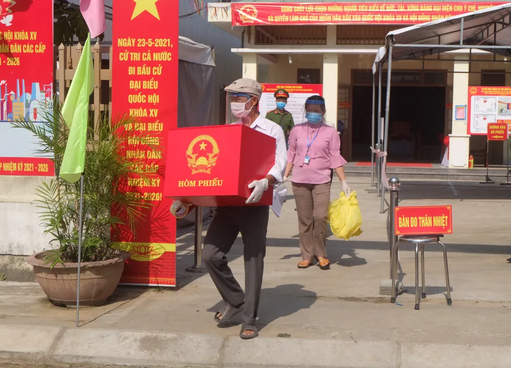 Đà Nẵng diễn tập 4 tình huống bầu cử khi dịch Covid-19 bùng phát ảnh 12