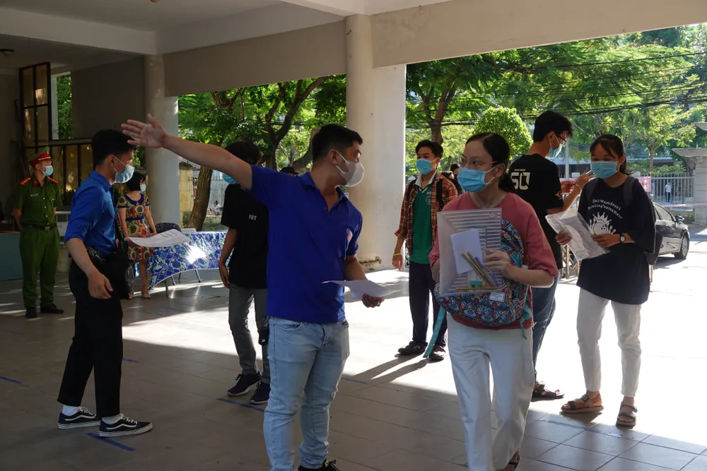 Đà Nẵng: 39 thí sinh thuộc diện F thi tốt nghiệp THPT năm 2021 tại Trường THPT Võ Chí Công ảnh 4